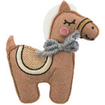 Caballo, tela, catnip, 10 cm