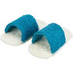 Set of sandals, loofah, 8 cm, 2 pcs.