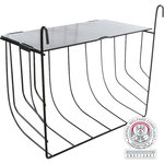 Porta Heno Colgante, 25 × 18 × 12 cm, Negro