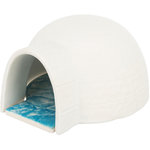 Igloo with cooling plate, mice/hamsters, ceramic, 13 × 9 × 15 cm, white