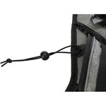 Cinturón para correr con correa, cinturón: 70–130 cm/23 cm, correa: 1,15–1,50 m/20 mm, Gris/Negro