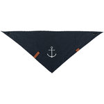 BE NORDIC neckerchief, L: 50 cm, dark blue with anchor motif