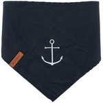 BE NORDIC neckerchief, L: 50 cm, dark blue with anchor motif