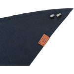 BE NORDIC Pañuelo, S, 30 cm, Azul oscuro con estampado de anclas