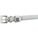 BE NORDIC collar, leather, L–XL: 55 cm/30 mm, light grey