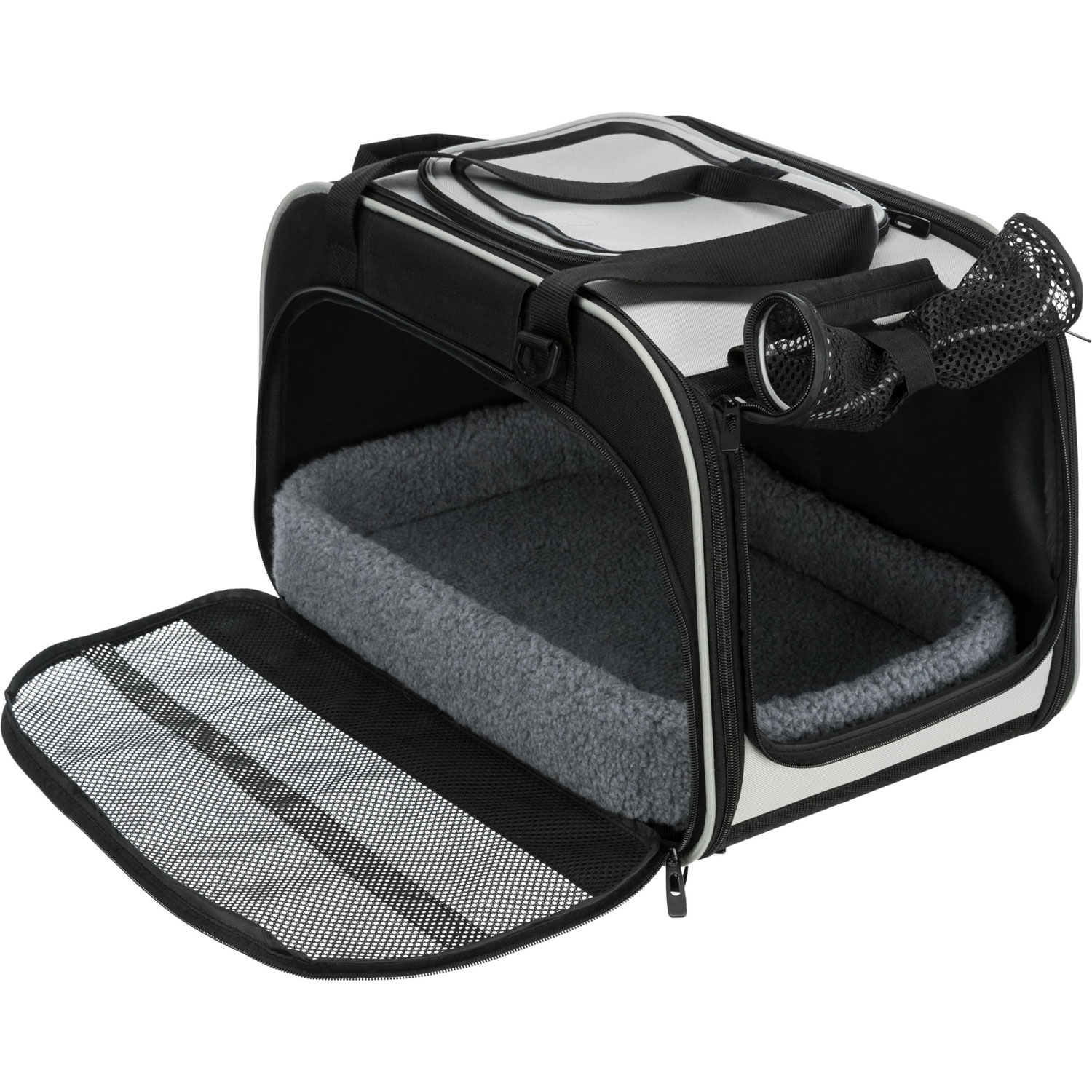 Bolsa Valery, 29 × 49 cm, Negro/Gris