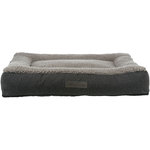 Bendson vital bed, square, 120 × 80 cm, dark grey/light grey