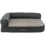 Bendson vital sofa, square, 100 × 80 cm, dark grey/light grey