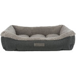 Cama vital Bendson, 110 × 85 cm, Gris oscuro/Gris claro