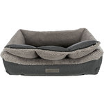 Cama vital Bendson, 110 × 85 cm, Gris oscuro/Gris claro