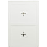 Cat house for litter box XL, 2 levels, MDF, 53 × 90 × 58 cm, white