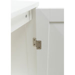 Cat house for litter box XL, 2 levels, MDF, 53 × 90 × 58 cm, white