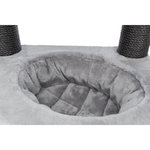 Poste Rascador XXL Leandro, 163 cm, Gris claro