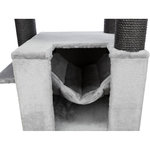 Poste Rascador XXL Leandro, 163 cm, Gris claro