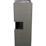 Gabriel cat tower XXL, felt/sisal, 118 cm, grey