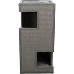Gabriel cat tower, felt/sisal, 78 cm, grey