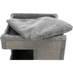 Gabriel cat tower, felt/sisal, 78 cm, grey