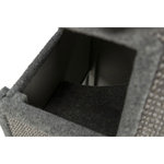 Gabriel cat tower, felt/sisal, 78 cm, grey