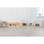 Indoor run, guinea pigs, wood/plastic, 114 × 30 × 74 cm