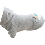 Sudadera Rainbow Falls, S, 33 cm, Gris claro