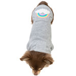 Rainbow Falls hoodie, S: 33 cm, light grey