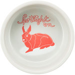 Bowl, Spotlight comic rabbits, ceramic, 250 ml/ø 11 cm