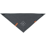 BE NORDIC Pañuelo, M, 40 cm, Gris oscuro con estampado de Rosa de los vientos