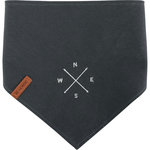 BE NORDIC neckerchief, L: 50 cm, dark grey with wind rose motif