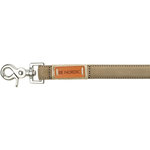 BE NORDIC leash, leather, M–L: 1.00 m/20 mm, sand