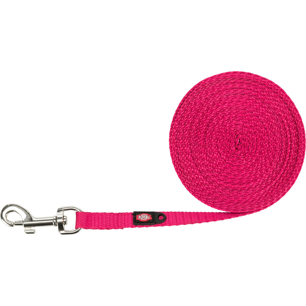 Tracking leash, extra light, XS–S: 15 m/10 mm, fuchsia