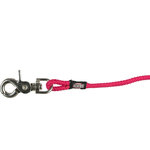 Tracking leash, trigger snap hook, round, S–L: 20 m/ø 6 mm, fuchsia