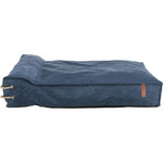 BE NORDIC Cojín Föhr, 120 × 90 cm, Azul oscuro