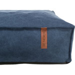 BE NORDIC Cojín Föhr, 120 × 90 cm, Azul oscuro