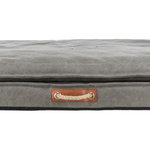 BE NORDIC Föhr mattress, with topper, 100 × 70 cm, dark grey