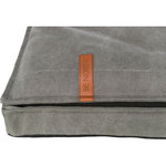 BE NORDIC Föhr mattress, with topper, 100 × 70 cm, dark grey