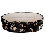 Cama Charly, 65 × 55 cm, Negro-Beige