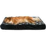 Cojín Jimmy, cuadrado, 100 × 70 cm, Negro