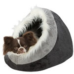 Minou cave, 35 × 26 × 41 cm, dark grey/light grey