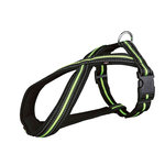 Arnés Confort Fusion, L-XL, 70-100 cm/23 mm, Negro-Verde