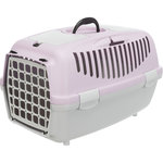 Capri 2 transport box, XS–S: 37 × 34 × 55 cm, light grey/light lilac