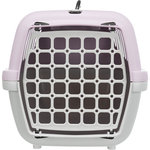 Capri 2 transport box, XS–S: 37 × 34 × 55 cm, light grey/light lilac