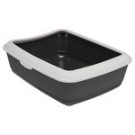 Bandeja Higiénica Classic, 37 x 15 x 47 cm, Gris-Gris oscuro