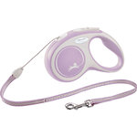 flexi New COMFORT, cord leash, M: 8 m, pink