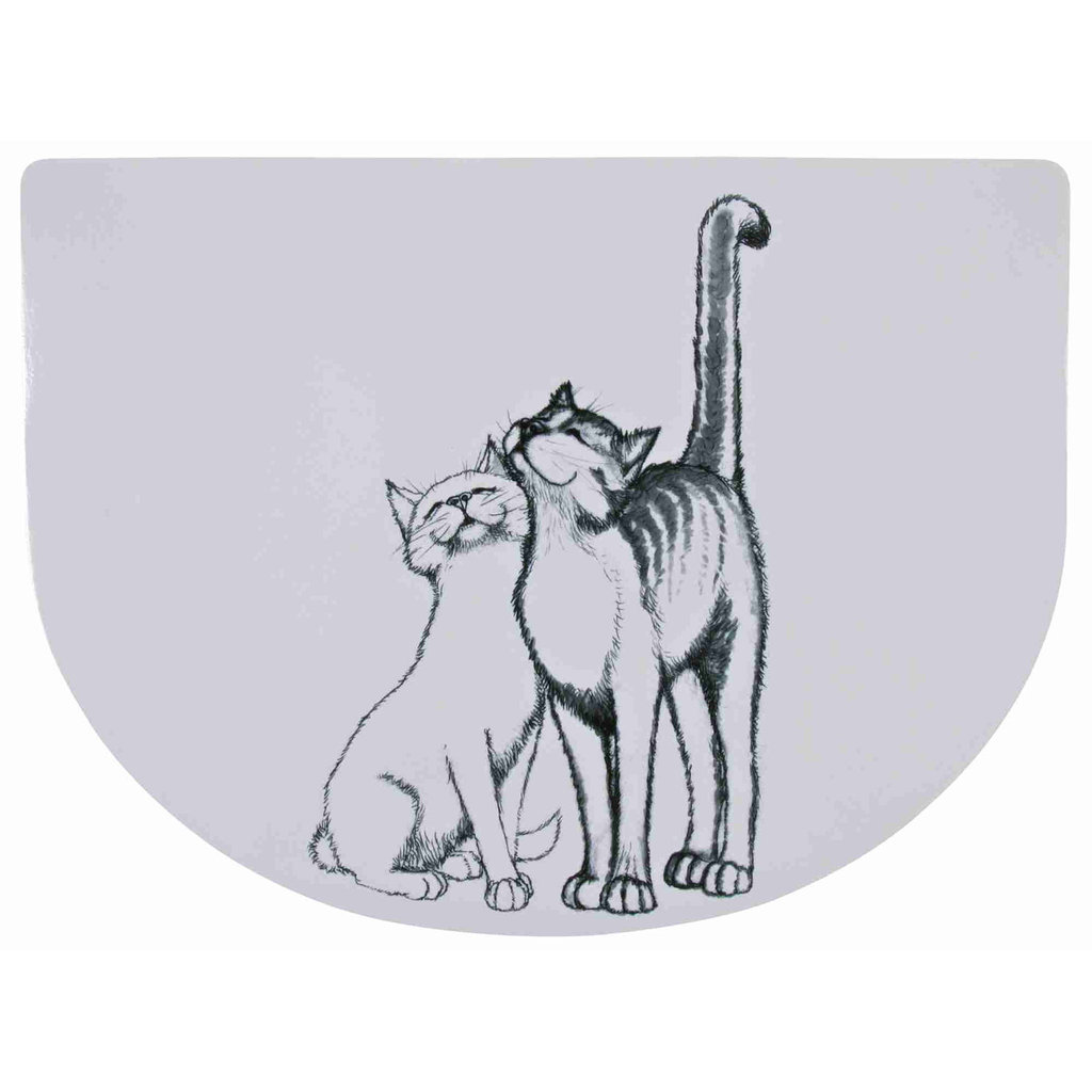 Salvamanteles Pussy Cat, 40 x 30 cm, Blanco