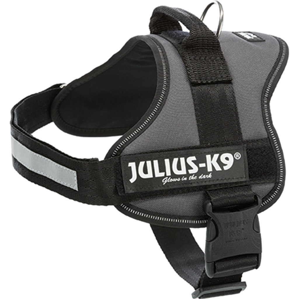 Arnés Julius-K9® Power, 3/XL–XXL: 82–116 cm/50 mm, Antracita