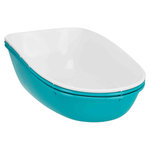 Bandeja Berto Top, Cubierta, 39 × 42 × 59 cm, Azul-Gris-Granate