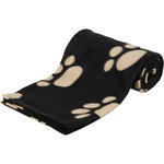 Manta Barney, 150 x 100 cm, Negro-Beige