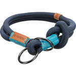 Collar Ajustable BE NORDIC, L–XL: 55 cm/ø 13 mm, Azul Oscuro/Azul Claro