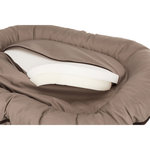 Cojín Samoa Vital, 110 × 85 cm, Taupe