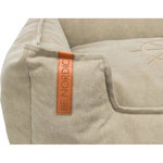 Cama BE NORDIC Föhr, cuadrado, 60 × 50 cm, Arena